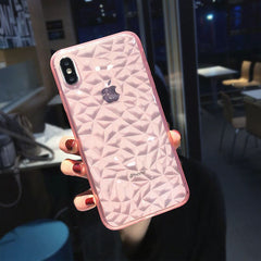 Colorful Frame Transparent Clear Phone Case For Iphone 6 6s plus 7 8plus X XS XR XS Max Soft TPU Full Protective Back Covers
