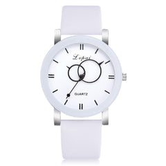 Top Brand Women Watches Casual Dial Ladies Business Quartz Wristwatch Temperament  Leather Strap Clock Dress Reloj Mujer @50