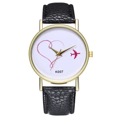 Women Watches Exquistite Simple Luxury Fashion Cute Airplane Pattern Female Watch Reloj De Mujer Kol Saati@50