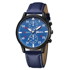 DISU Women Men Watches Leather Military Alloy Analog Quartz Business watch man watches mens 2019 relogios masculino