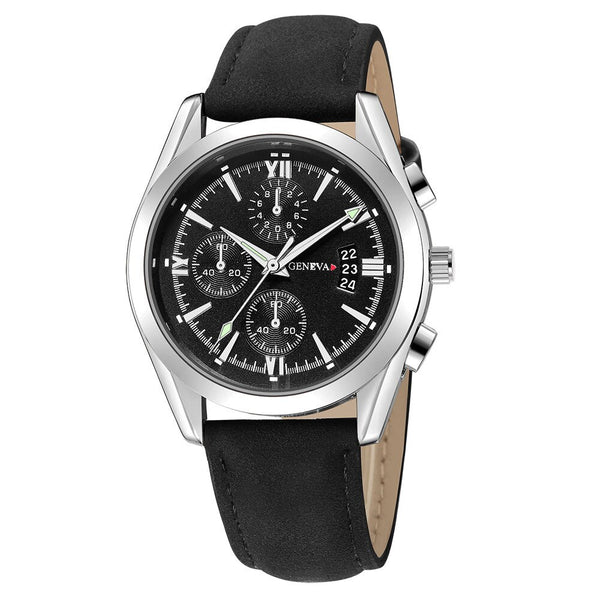 Man Women Watch Luxury Quartz Sport Military Stainless Steel Dial Leather Watch Mens new arrival in men wrist watches relogio