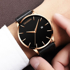 DISU Men Wrist Watch Quartz Clock Man Army Military Leather Date watch man wrist watches day date relogios masculino