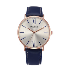 DISU Men Watch Stylish And Simple Temperament Belt watch mens new arrival in men wrist watches relogios masculino