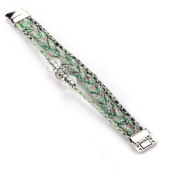 Hot Selling Leather Bracelet Woman High Quality Beading Handmade Rope Wrap Fashion Bracelets Bangles Gift  Brazalete Mujer@50