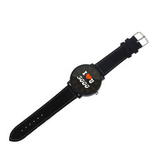Men's Women Watch I LOVE YOU 3000 Fashionable Quartz Simple Leather Belt Watches Female Clock Relojes Hombre 2019 zegarek meski