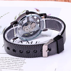 Men Wristwatch Luxury Stainless Steel Quartz Military Sport Plastic Band Dial Watch Mens relojes para hombre horloges mannen