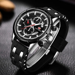 MINIFOCUS 3D unique sports watch Men Luxury Brand military men's watches quartz watches Waterproof Male Clock Luminous Hands