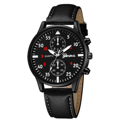 DISU Women Men Watches Leather Military Alloy Analog Quartz Business watch man watches mens 2019 relogios masculino
