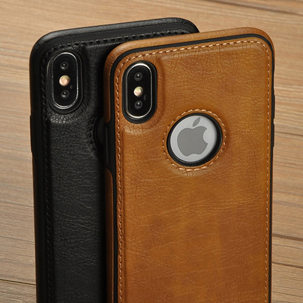 Stitching Slim PU Case For iphone 11Pro Max XR X XS MAX Leather Ultra Thin Phone Cases for 6 6s 7 8 plus Anti-fall Cover Coque