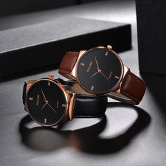 YOLAKO Men's Wrist Watch Casual Quartz Leather Band Strap Analog watch man watches mens 2019 men wristwatch clock