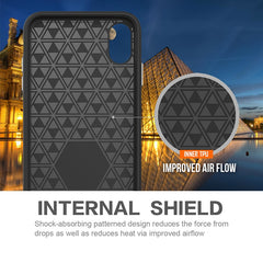 Shockproof Armor Phone Case For iphone 11 XR X XS Max 8 7 6 6S Plus High Heat dissipation TPU Cases Diamond Pattern Back Cover