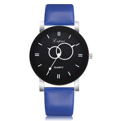 Minimalism Watches Women Circle Pattern Dial Ladies Simple Quartz Wristwatch Business Clock Leather Strap Relojes Para Mujer@50