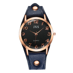 Simple Style Roman Numerals Leather Strap Ladies Watch Temperament Women's Watches Bayan Kol Saaty Fashion Minimalism Clock@50