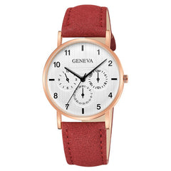 Women's Watches Fashion Geneva Brand Roman Numeral Ins Wind Small Fresh Cute Ladies Clock Can Be Used As A Couple Reloj Mujer@50