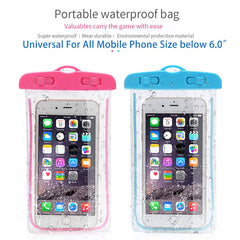 Luminous Waterproof Phone Bags Pouch For iphone 8 7 6 6s Plus 5 s SE Case Universal 6.0" Mobile Phone Waterproof Bag Cover Cases