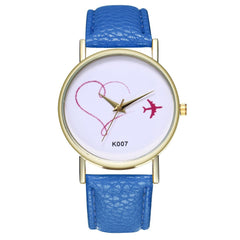 Women Watches Exquistite Simple Luxury Fashion Cute Airplane Pattern Female Watch Reloj De Mujer Kol Saati@50