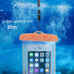 Luminous Waterproof Phone Bags Pouch For iphone 8 7 6 6s Plus 5 s SE Case Universal 6.0" Mobile Phone Waterproof Bag Cover Cases