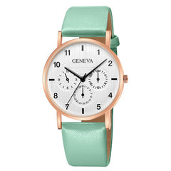 Women's Watches Fashion Geneva Brand Roman Numeral Ins Wind Small Fresh Cute Ladies Clock Can Be Used As A Couple Reloj Mujer@50