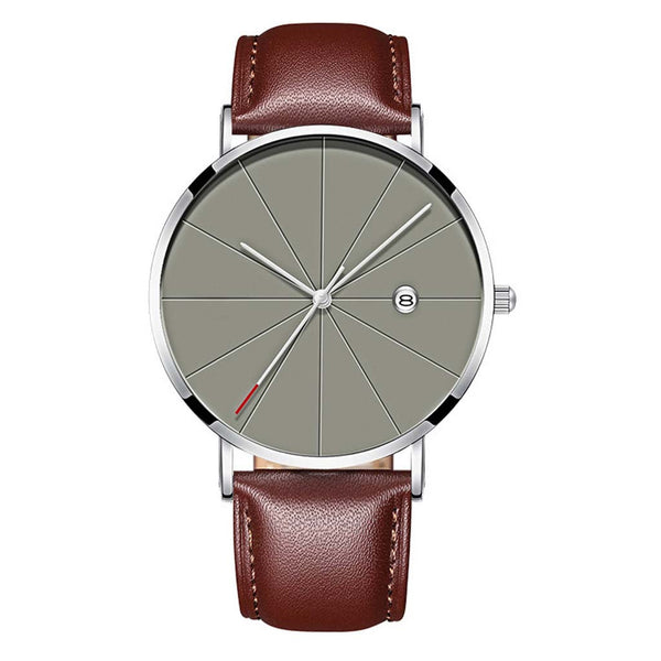 Men's Wristwatch Simple And Unobtrusive Business Leather Strap Casual Quartz Watch Man relojes para hombre horloges mannen