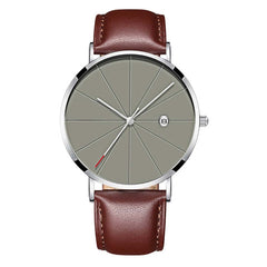 Men's Wristwatch Simple And Unobtrusive Business Leather Strap Casual Quartz Watch Man relojes para hombre horloges mannen