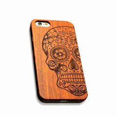 Retro Nature Embossed Wood Phone Cases For iPhone 5 5s SE 6 6s 7 8 Plus Funda Novel Carving Wooden Case PC Cover Hard Shell Capa