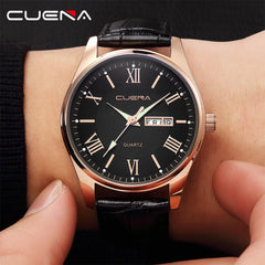 Mens Wrist Watch Military Leather Date Quartz Analog Army Casual Dress watch man new arrival in men wrist watches mens watches