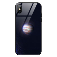 Case For iPhone XS Max XR X 8 Case Silicon Slim Back Tempered Glass Starry sky For iPhone 8 7 Plus 6 6s 8Plus Cases Cover Capa
