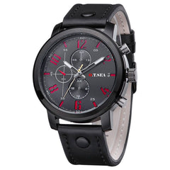 DISU Men Wristwatches Sports Quartz Luxury Leather watch man new arrival in men wrist watches mens watches