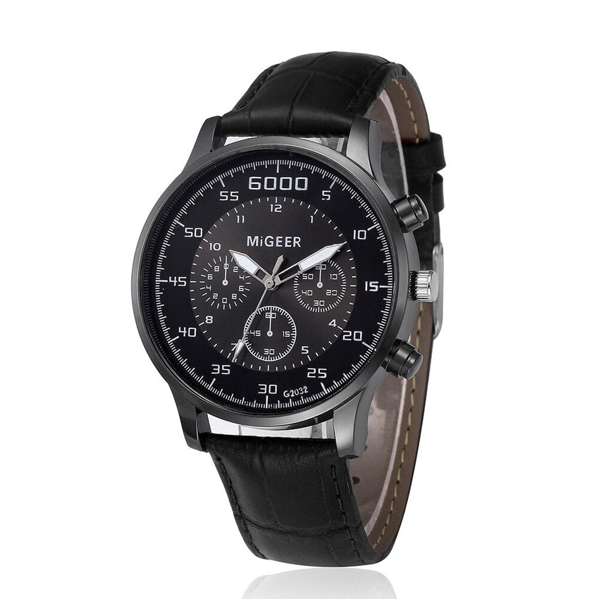 Men Watch Retro Design Leather Band Analog Alloy Quartz Wrist Watch Mens Reloj Hombre 2019 men wristwatch clock