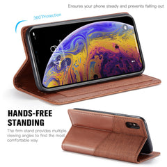 Fashion Magnetic Leather Phone case For Iphone X XS XR XS Max 8 7 6 6s Plus Cases Wallet Flip Book Case Shockproof Back Cover
