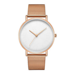 Hot Sale Women Watch Large Dial Thin Scale Clock  Business Leather Strap Quartz  Ladies  Wristwatch Simple Zegareki Damsk@50