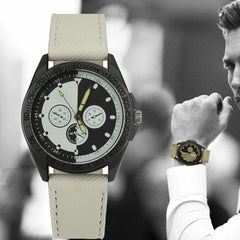 Men Wrist Watch Retro Design Leather Band Analog Alloy Quartz Watch Man new arrival in men wrist watches relogio masculino