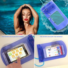 Universal Waterproof Bag Punch Case Cover for Iphone 5 SE 6 6s Plus Samsung 5.5" & Below Phone Smartphone Camera Diving Swim Bag