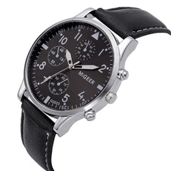 Men Wrist Watch Design Leather Retro Design Leather Band Analog Alloy Quartz Watch Mens Reloj Hombre 2019 Men Wristwatch Clock