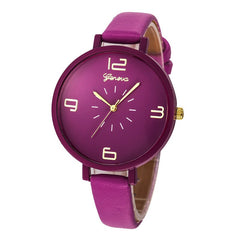 Women's Watches Fashion Geneva Brand Roman Numeral Generous Simple Digital Female Watch Montre Femme Acier Inoxydable Saati@ 50