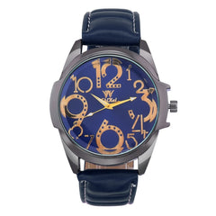 Man Wristwatch Fashion Luxury Business Large Dial Leather Belt Quartz Watch big dial watches for men zegarek meski orologio uomo