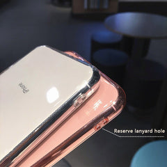 Candy Colors Transparent Anti-shock Phone Case For iPhone 11 11 Pro Max 7 8 Plus X XS Max XR 6 6S Ultra Thin Soft TPU Back Cover
