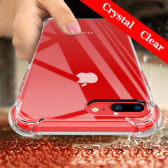 Airbag For iPhone 11 Pro XS MAX XR Crystal Clear Cover Transparent Soft TPU Cases for iphone 11Pro Max 7 8 Plus X 6 6S 5 5S SE