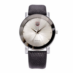 Men Watch Luxury Stainless Steel Quartz Military Sport Leather Band Dial Wristwatch Mens Reloj Hombre 2019 zegarek meski