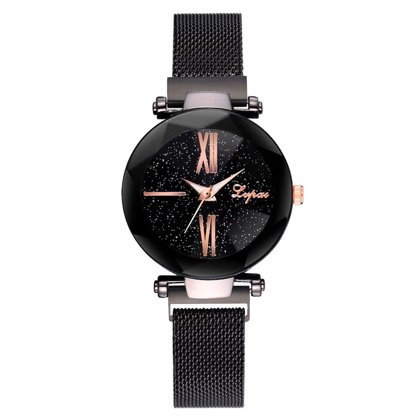 Fashion Watches Women Starry Sky Ladies Watch Magnetic Buckle Bracelet Casual Dress Quartz Wristwatch Nice Clock Reloj Mujer @50
