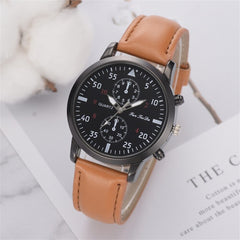 Men's Wrist Watch Fashion Leather Alloy Analog Quartz Business Watch Mens Watches Mens 2019 Men Wristwatch Clock