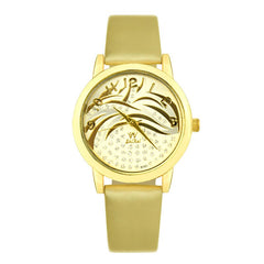 Small Disc With Floral Pattern Simple Style Women's Watches Temperamental Wristwatches Luxury Orologio Donna @50