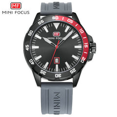 MINIFOCUS Army Military Watch Men Fashion Men's Watches Quartz Watches For Men Clock Luxury Brand Blue Rubber Strap Date Display