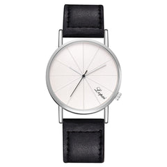 Trend Mens Watch Thin Disc Fashion Quartz Wristwatch Business Leather Strap Classic Male Clock Handsome Relojes Para Hombre@50