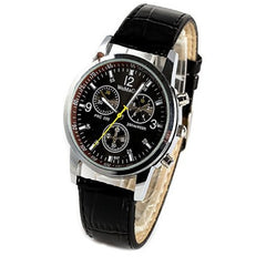 Unisex Men Women Watch Classic Round Metal Dial Leather Strap Watches Analog Quartz Womage Wrist Watch casual relojes gifts