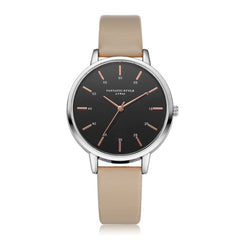 Business Women's Watches Fashion Scale Disc Ladies Quartz Movement Wristwatch Casual Leather Strap  Clock Zegarki Damskie@50