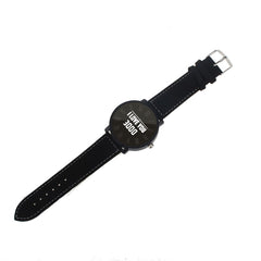 Man And Woman Watch I LOVE YOU 3000 Quartz Simple Leather Belt Watches Mens 2019 Men Wristwatch Clock erkek kol saati