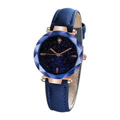 Luxury Women Watches Starry Sky Irregular Dial Ladies Fashion Quartz Wristwatch Leather Strap Clock  Casual Reloj Mujer @50