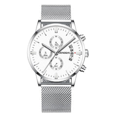 Man Watches Luxury Quartz Stainless Steel Dial Casual Bracelet Watch Man Watches Mens 2019 Men Wristwatch Clock