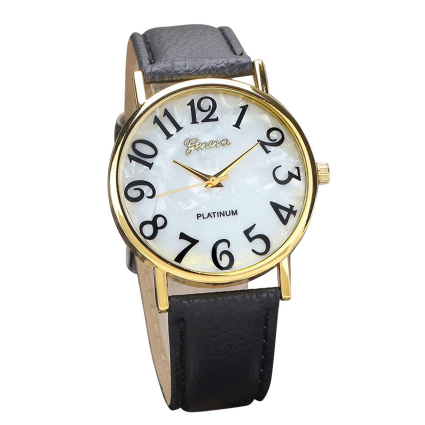 Women Watches Simple Roman Numeral Dial Quartz Wristwatch  Ladies Leather Strap Casual  Clock Gfit Meeting Reloj Mujer@50